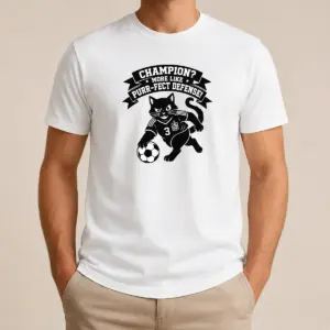 Good Nice Spanish Soccer Cat Meme Silhouette Shirt