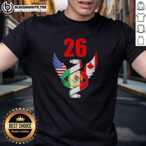 Awesome Soccer Cup 26 North American Soccer Tournament 2026 Flags T-Shirt