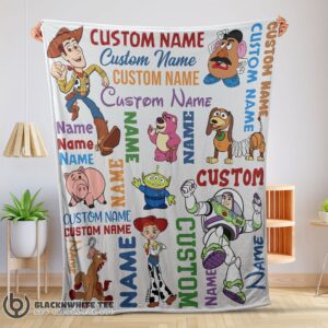 Perfect Cute Disney Toy Story Cartoon Characters Blanket Fleece Customized Blanket