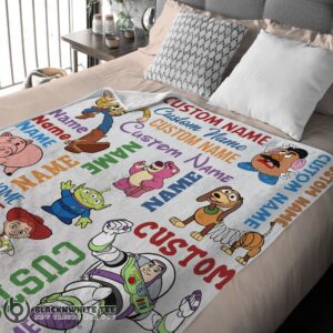 Alternative view of Perfect Cute Disney Toy Story Cartoon Characters Blanket Fleece Customized Blanket