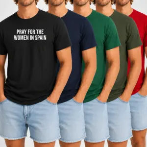 Awesome Pray For The Women In Spain Support Solidarity Shirt