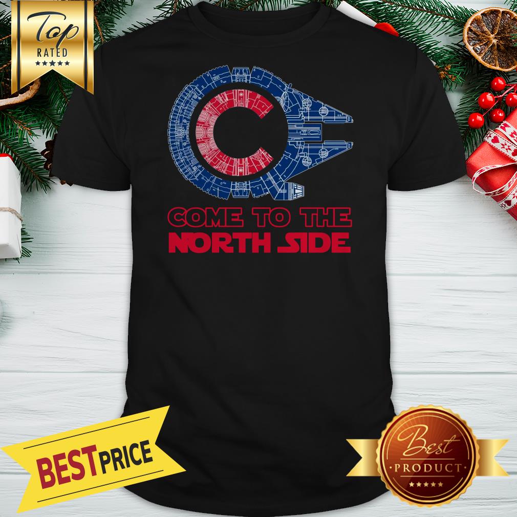 Official Come To The North Side Star Wars Millennium Falcon Chicago CUBS Shirt