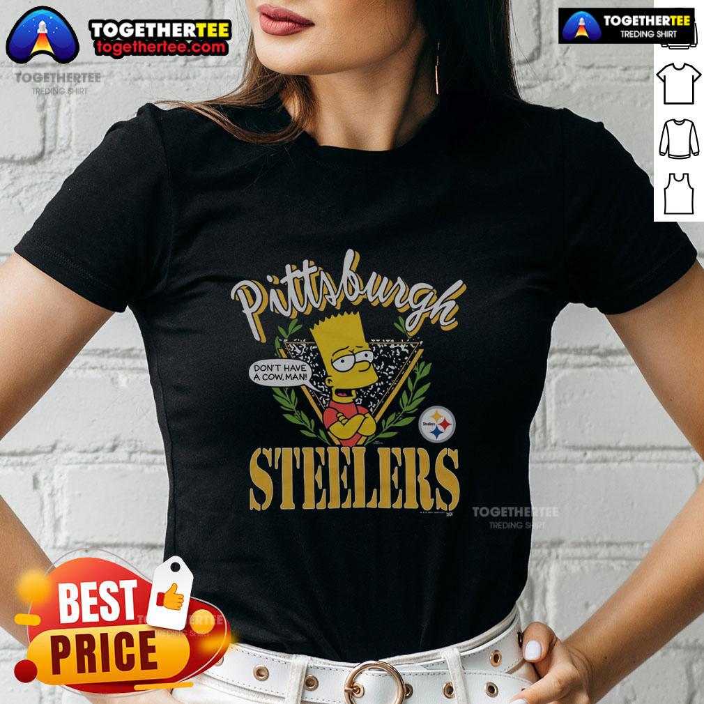 Good The Simpsons Bart X Pittsburgh Steelers T-Shirt - Image 3
