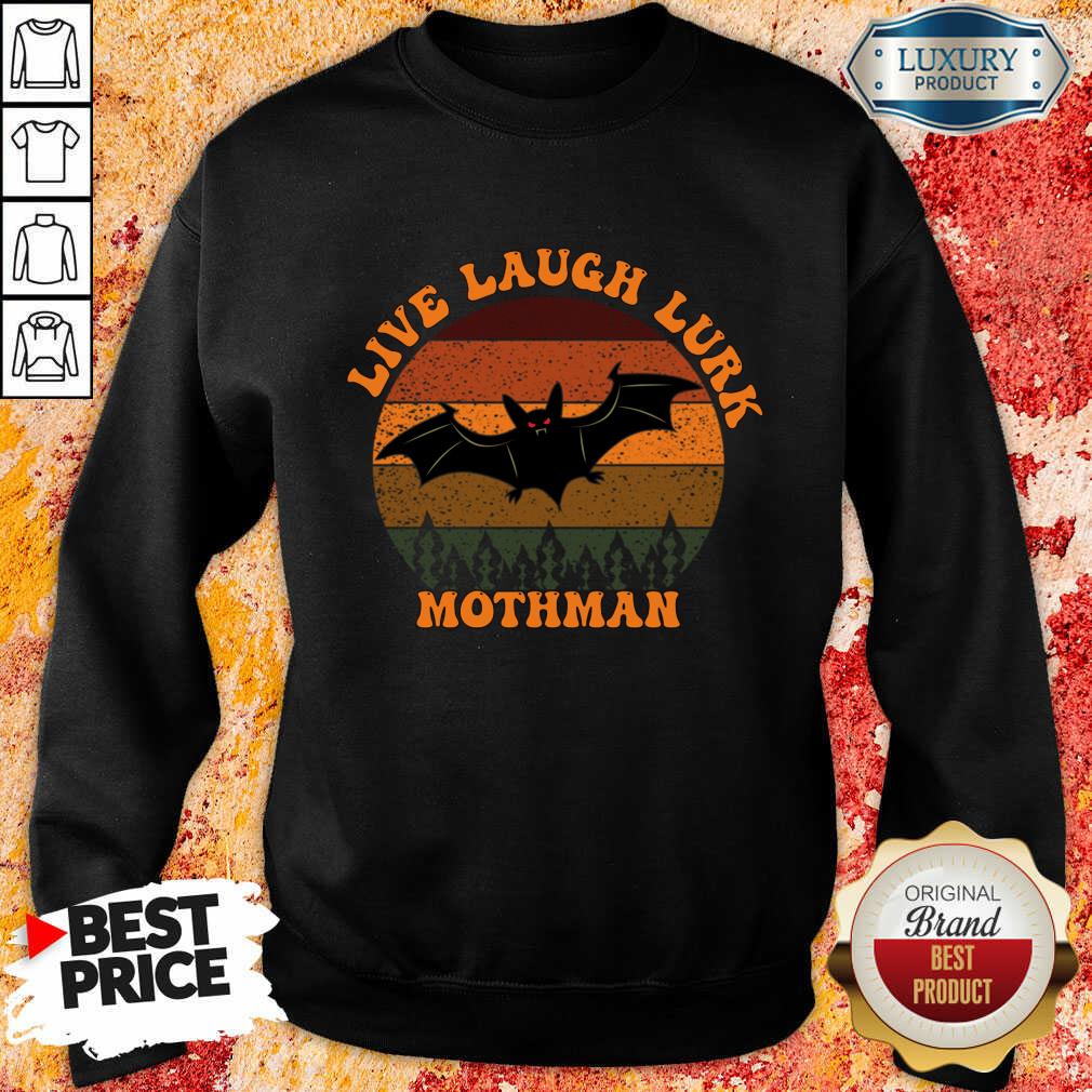 Live Laugh Lurk Mothman Vintage Shirt - Image 4