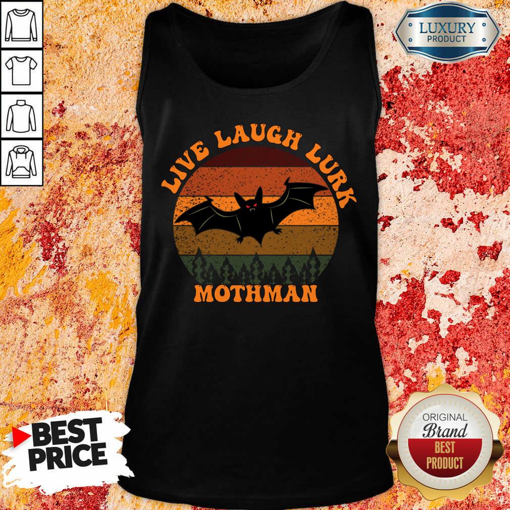 Live Laugh Lurk Mothman Vintage Shirt - Image 3