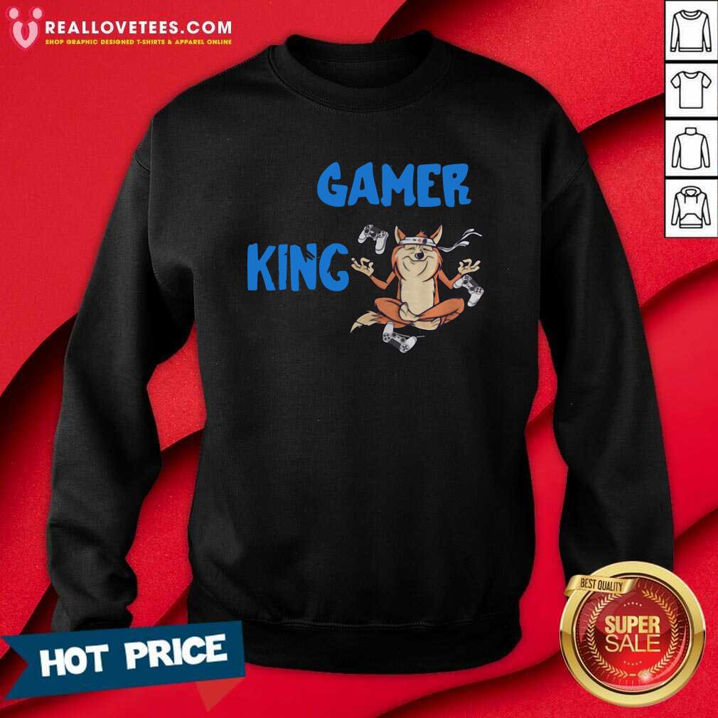 Nice Gamer King Console Gaming PC Computer Video Games Shirt - Image 3