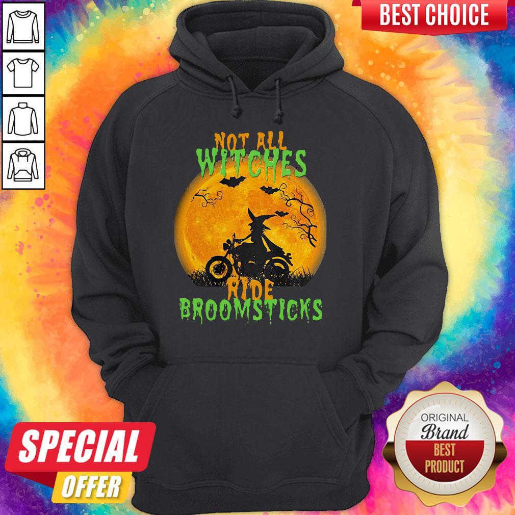 Premium Not All Witches Ride Broomsticks Halloween Shirt - Image 3