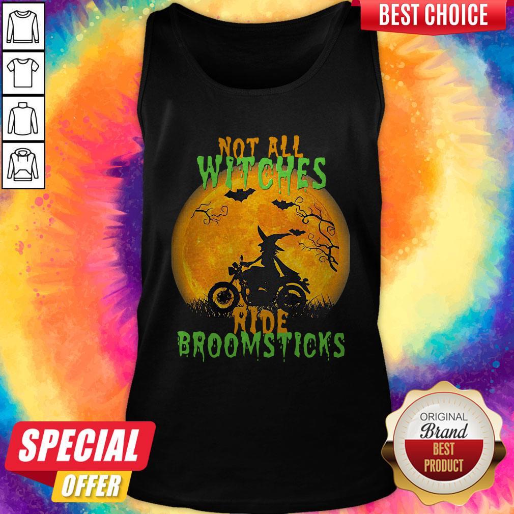 Premium Not All Witches Ride Broomsticks Halloween Shirt - Image 5