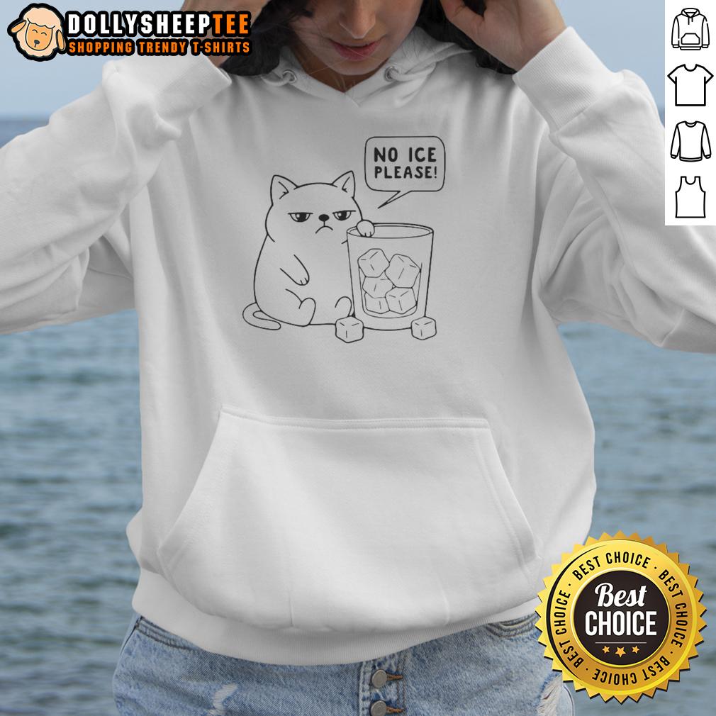 Pretty No ICE Please Cat T-Shirt - Image 2
