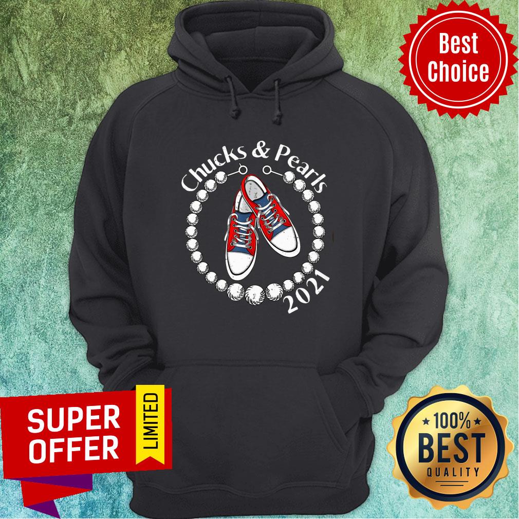 Awesome Chucks and Pearls 2021 Sneaker Shirt - Image 5