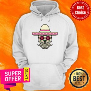Alternative view of Mexian Skull Wear Hat Day Of The Dead Shirt