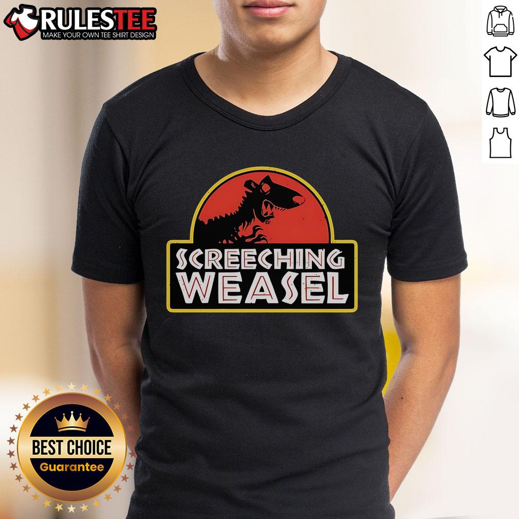 Awesome Screeching Weasel X Jurassic Park T-Shirt
