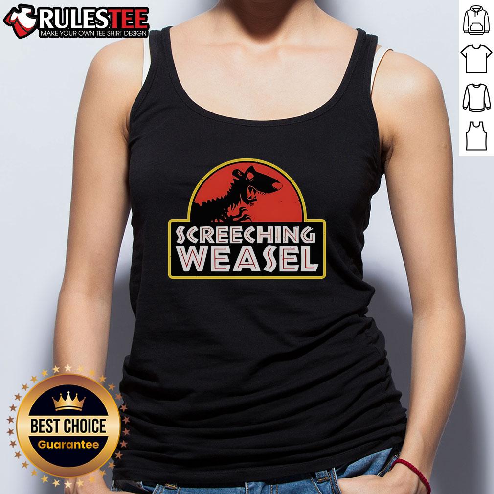 Awesome Screeching Weasel X Jurassic Park T-Shirt - Image 4
