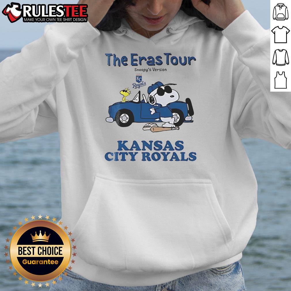 Official Kansas City Royals The Eras Tour Snoopy T-Shirt - Image 2