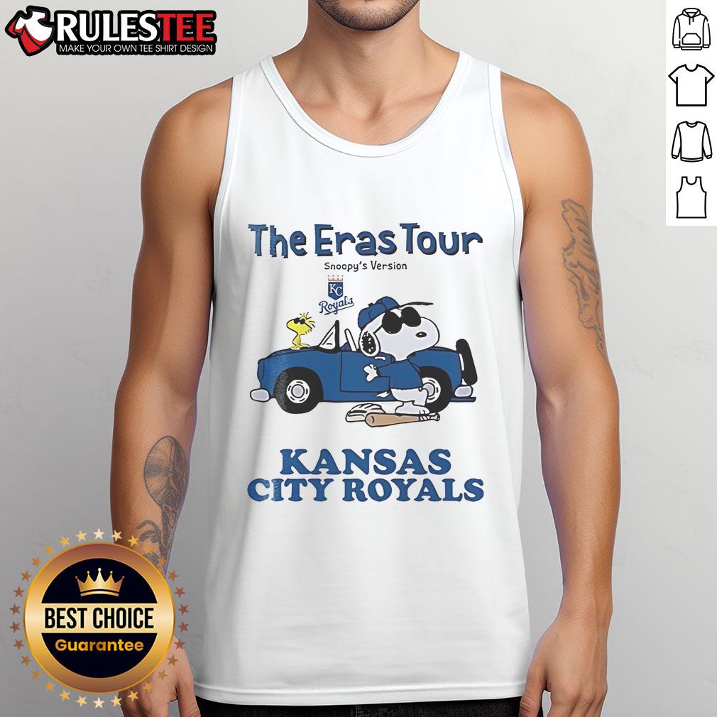 Official Kansas City Royals The Eras Tour Snoopy T-Shirt - Image 4