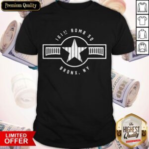 161st Bomb Squadron NY Bronx Baseball Shirt