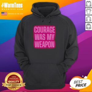 Alternative view of Good Courage Was My Weapon Light Neon T-Shirt