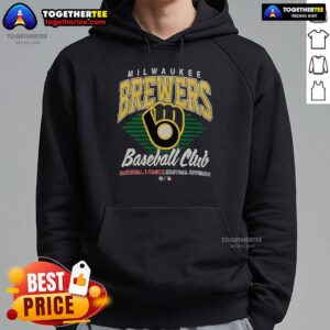Alternative view of Official Milwaukee Brewers Baseball Club National League Central Division T-Shirt