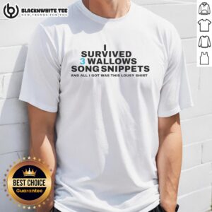 Top I Survived 3 Wallows Song Snippets T-Shirt