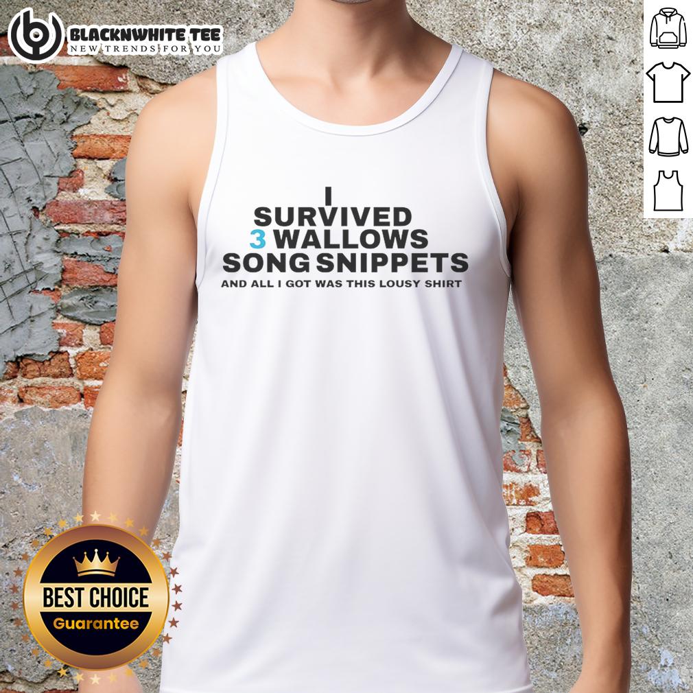 Top I Survived 3 Wallows Song Snippets T-Shirt - Image 4