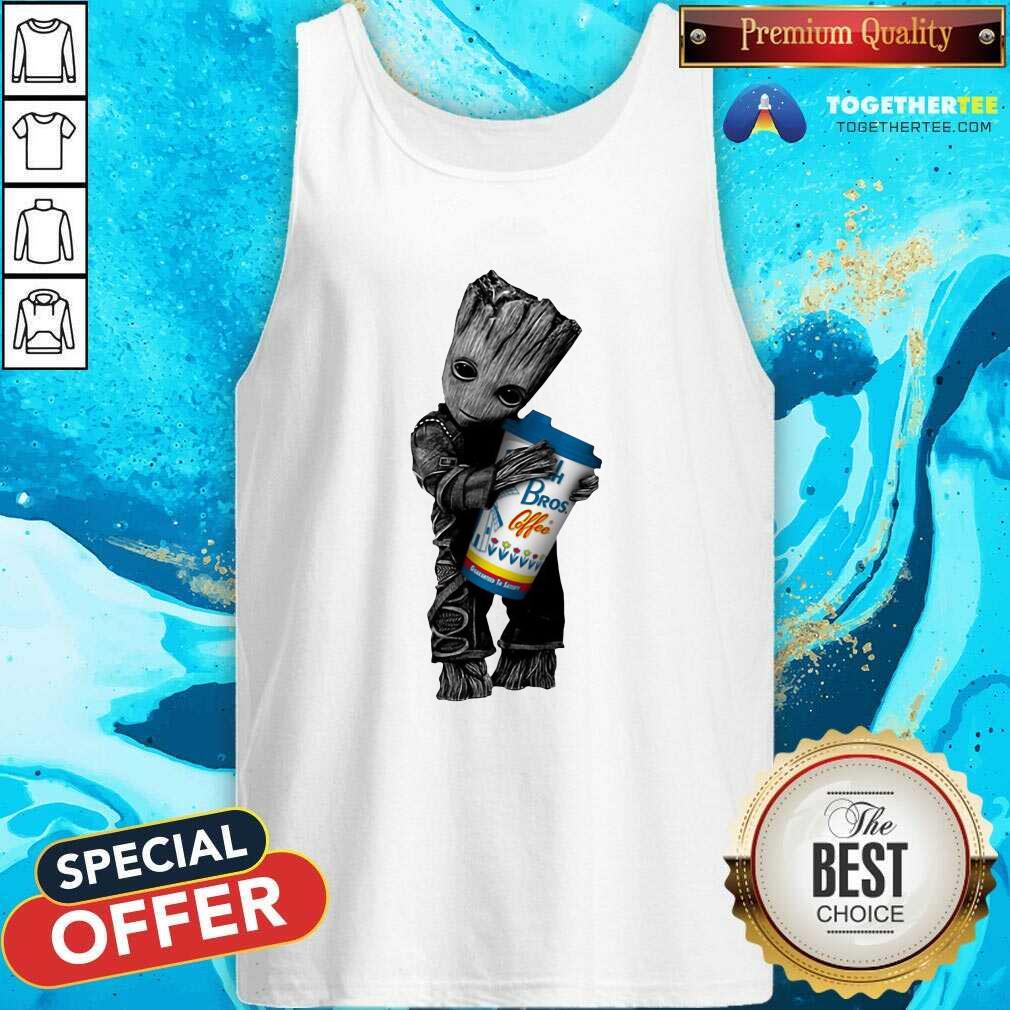 Pretty Baby Groot Hugs Dutch Bros Shirt - Image 3