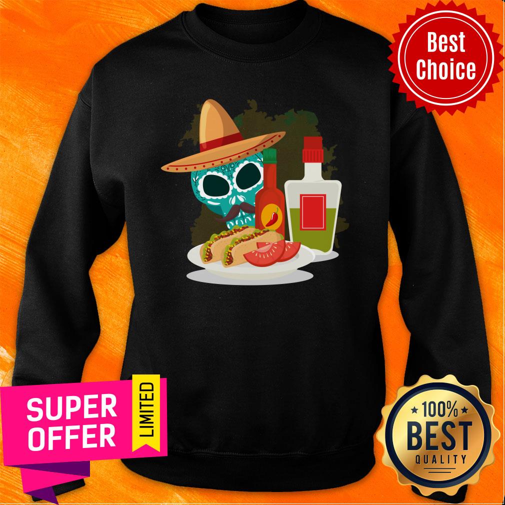 Day Of The Dead Skull Sandwiches Shirt - Image 5