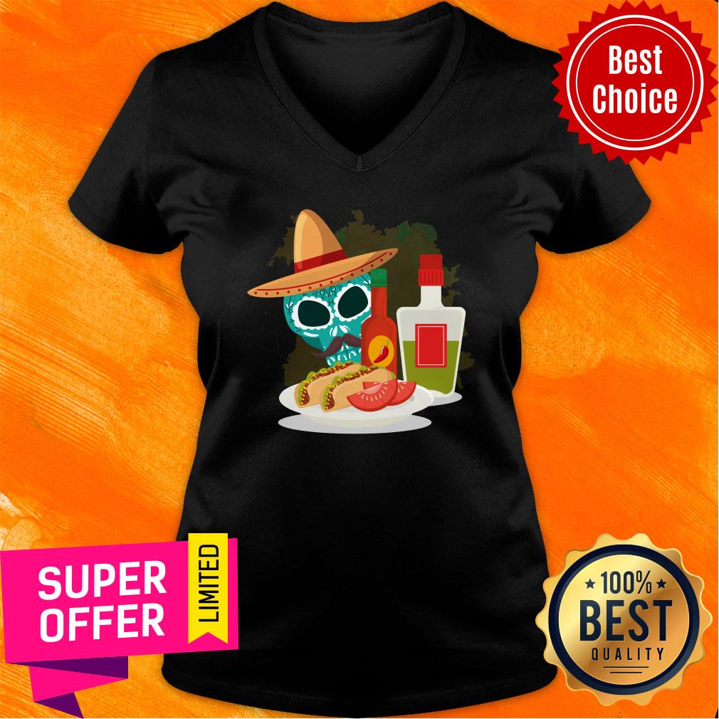 Day Of The Dead Skull Sandwiches Shirt - Image 2