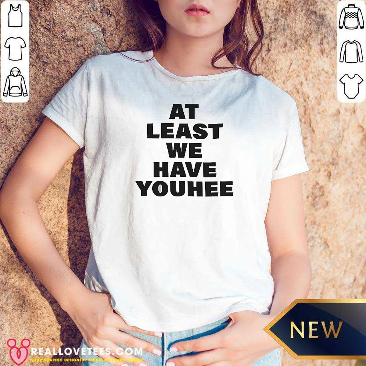 Funny Youhee At Least We Have Youhee Text Shirt - Image 2