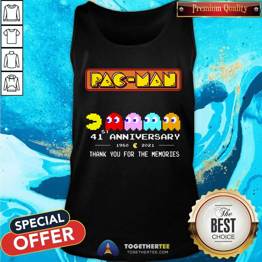 Pac Man 41st Anniversary 1980 2021 Thanks For Memories Shirt - Image 4