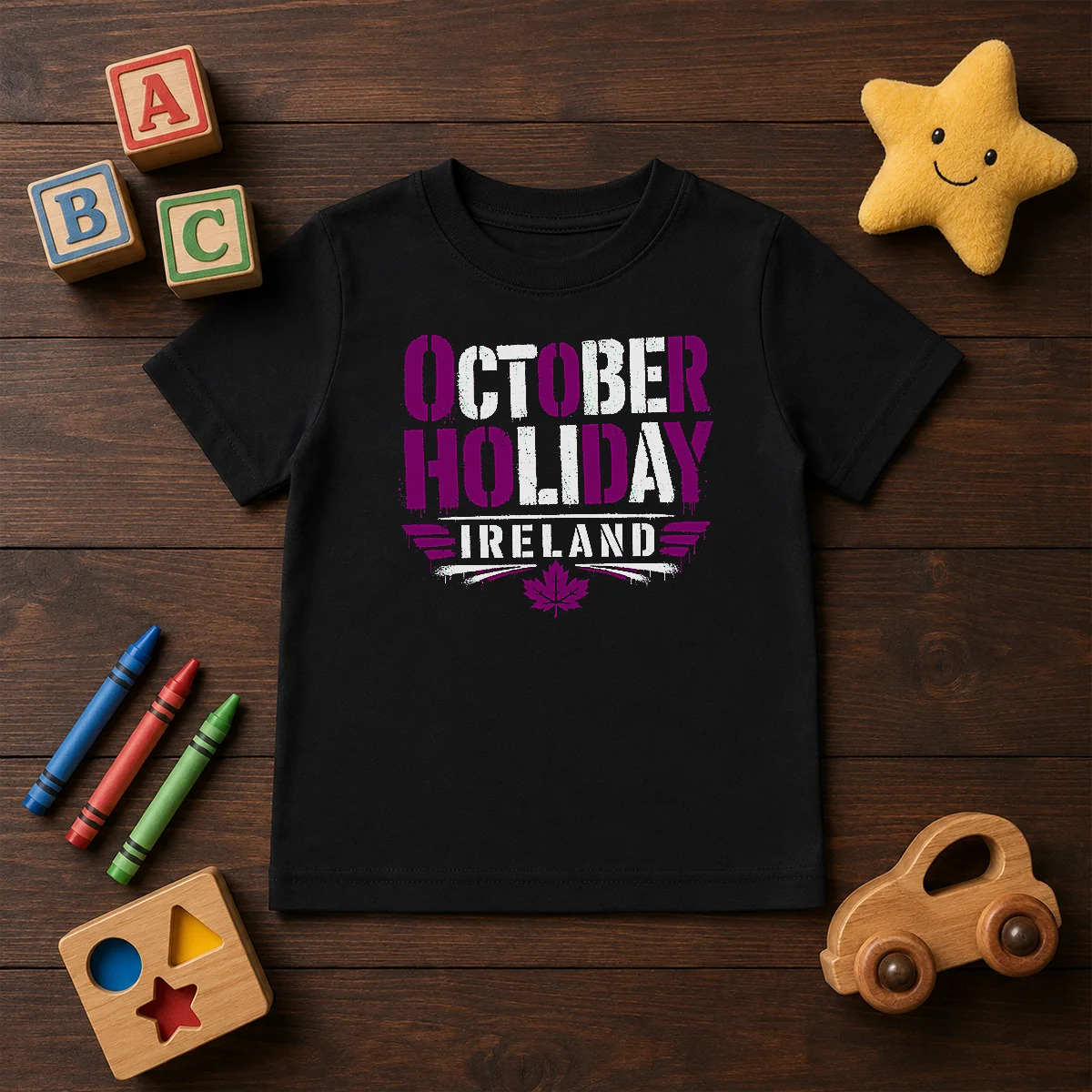 Good October Holiday Ireland Stencil For Cozy Fall Celebrat Shirt - Image 9