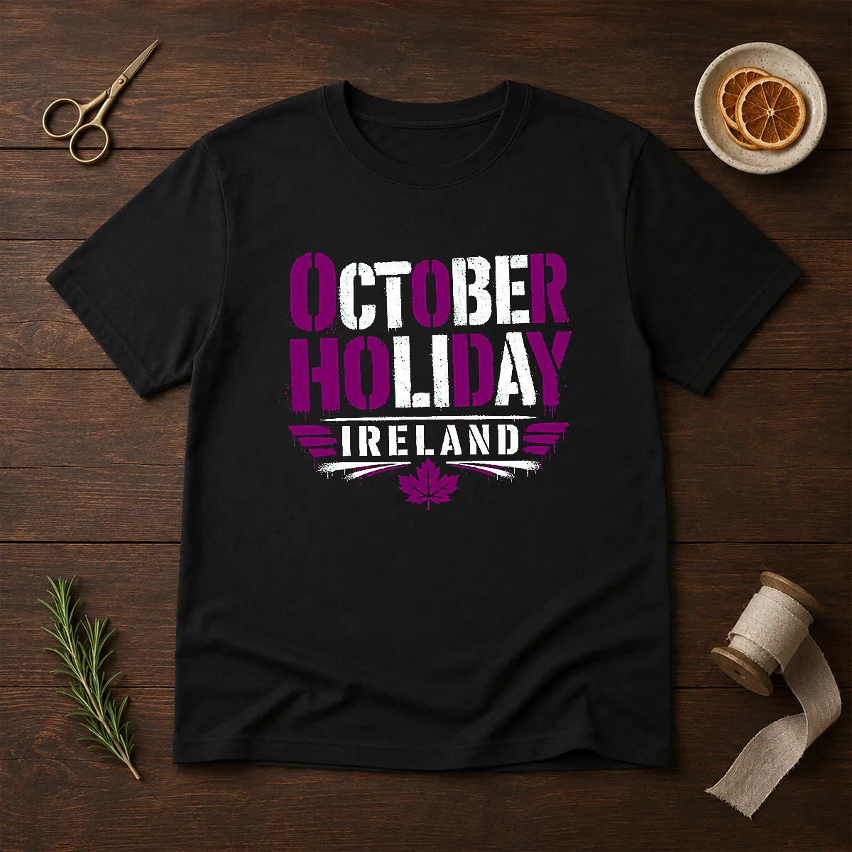Good October Holiday Ireland Stencil For Cozy Fall Celebrat Shirt