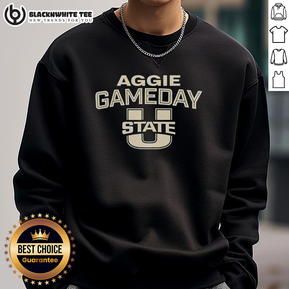 Premium Utah State Aggie Gameday Logo Retro T-Shirt - Image 5