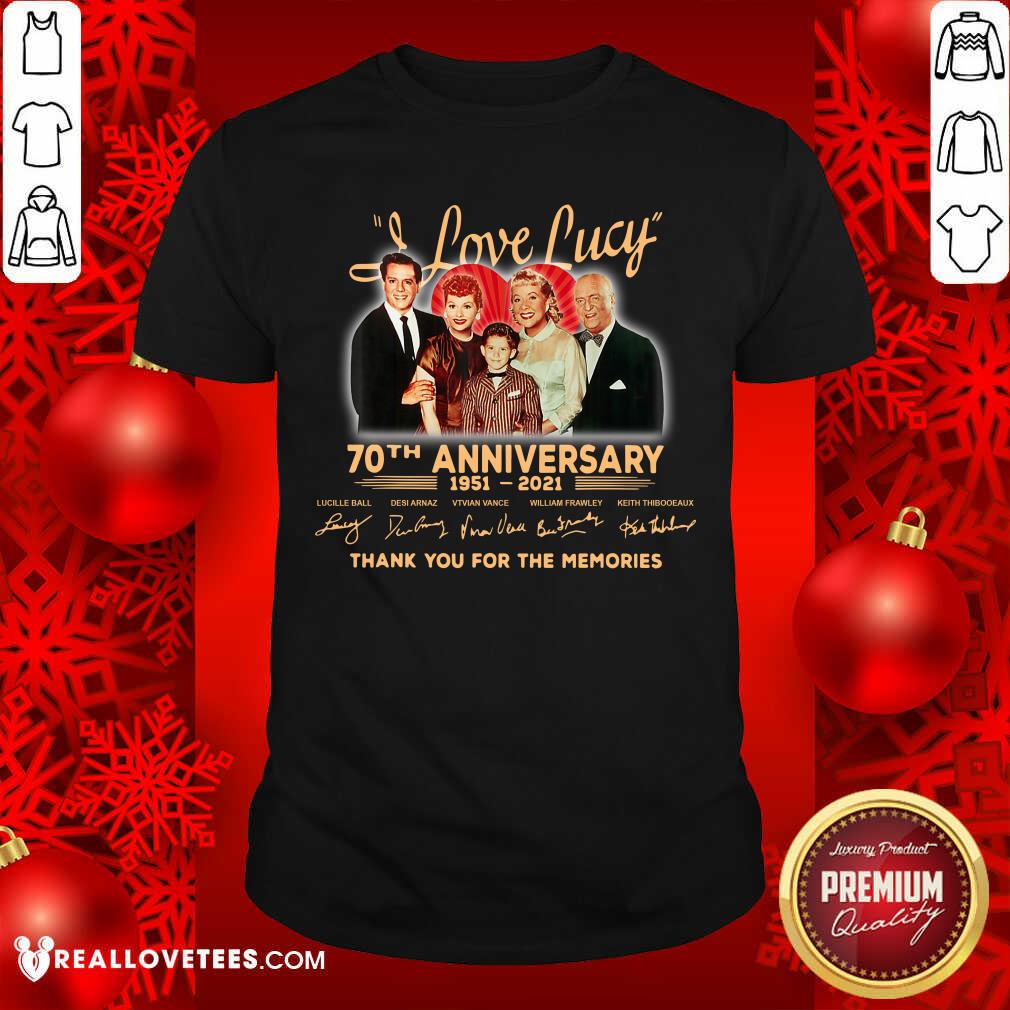 I Love Lucy 70th Anniversary Signature Shirt
