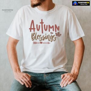 Alternative view of Autumn Blessings Thanksgiving T-Shirt