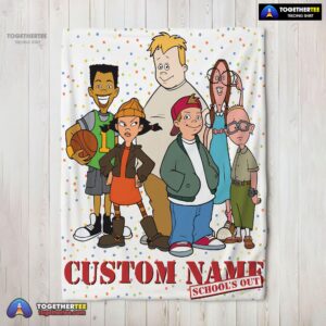 Official Recess Cartoon School's Out Blanket Fleece Customized Blanket