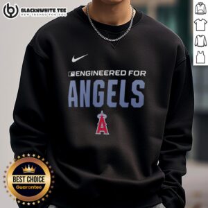 Alternative view of Top Engineered For Los Angeles Angels MLB Logo T-Shirt