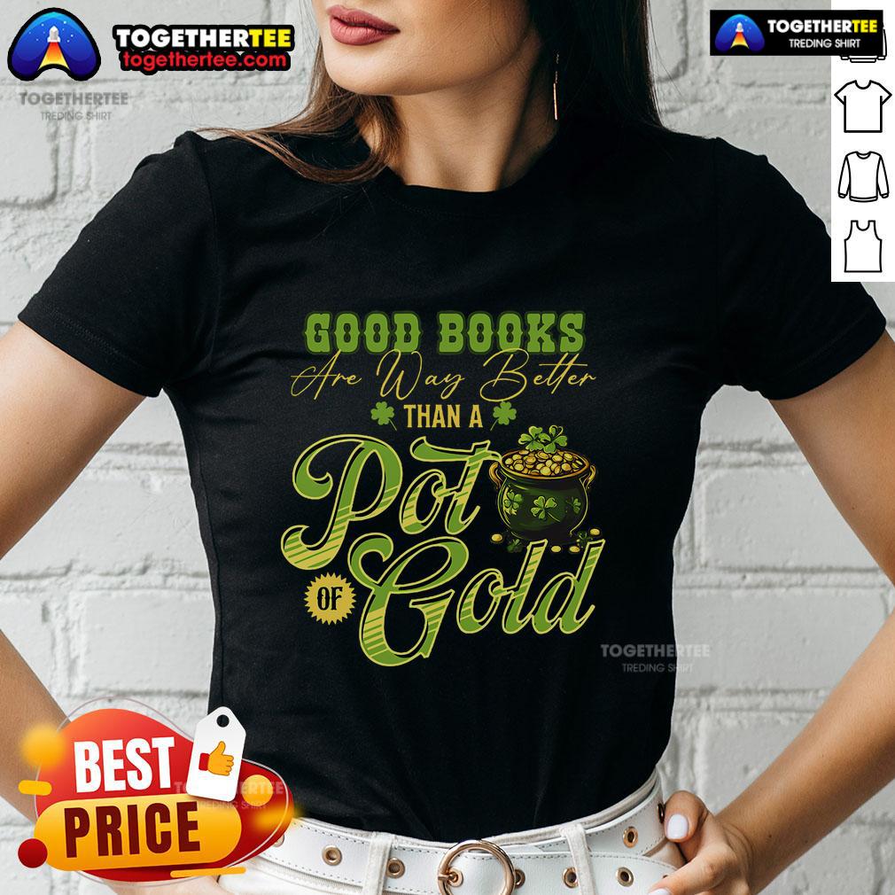 Top St Patrick's Day For Published Author Book Writer Publisher T-Shirt - Image 3