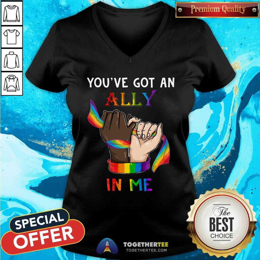 Hand You Have Got An Ally In Me LGBT Shirt - Image 3