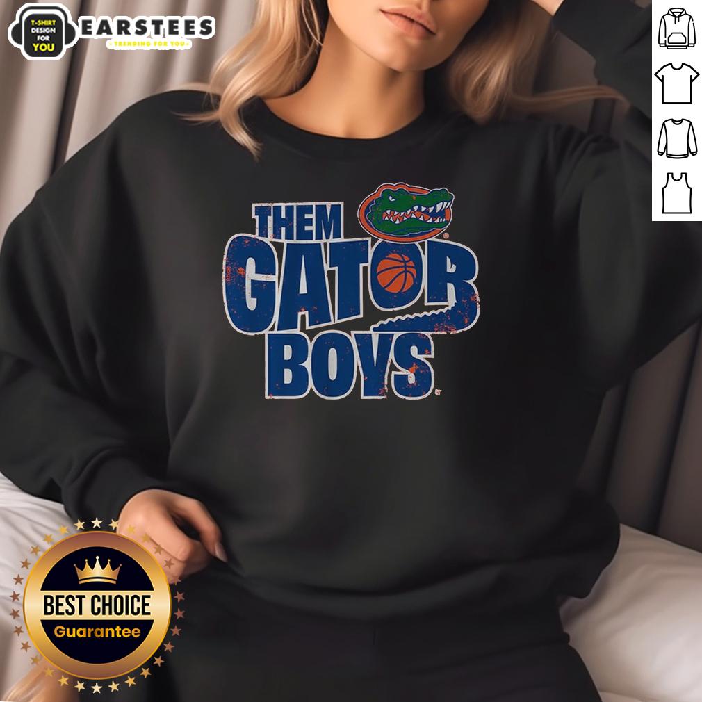 Awesome Florida Basketball Them Gator Boys T-Shirt - Image 5