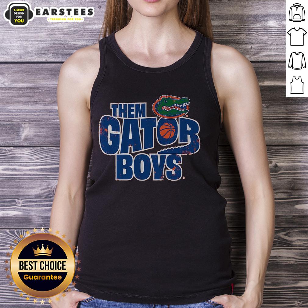 Awesome Florida Basketball Them Gator Boys T-Shirt - Image 4