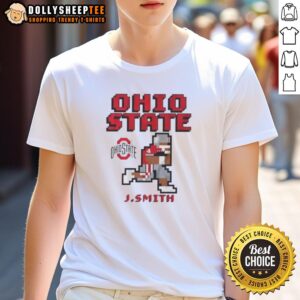 Nice Ohio State Buckeyes Football Jeremiah Smith Retro Baller T-Shirt
