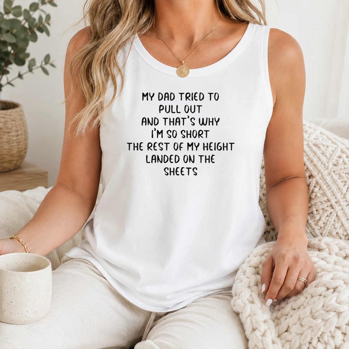 Funny Awesome Saying Short Dad Pull Out Height Sheets Shirt - Image 3