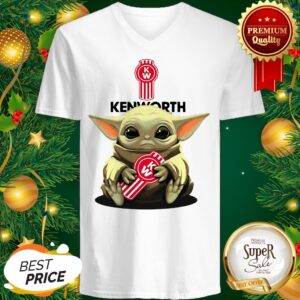 Alternative view of Official Star Wars Baby Yoda Hug Kenworth Shirt