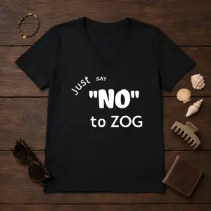 Alternative view of Top Randy Weaver Just Say No To Zog Shirt