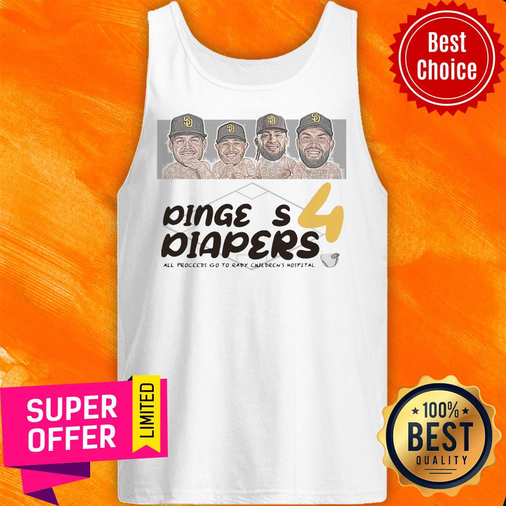 Diaper Run Dingers 4 Diapers All Proceeds Go To Rady Children’s Hospital Shirt - Image 5