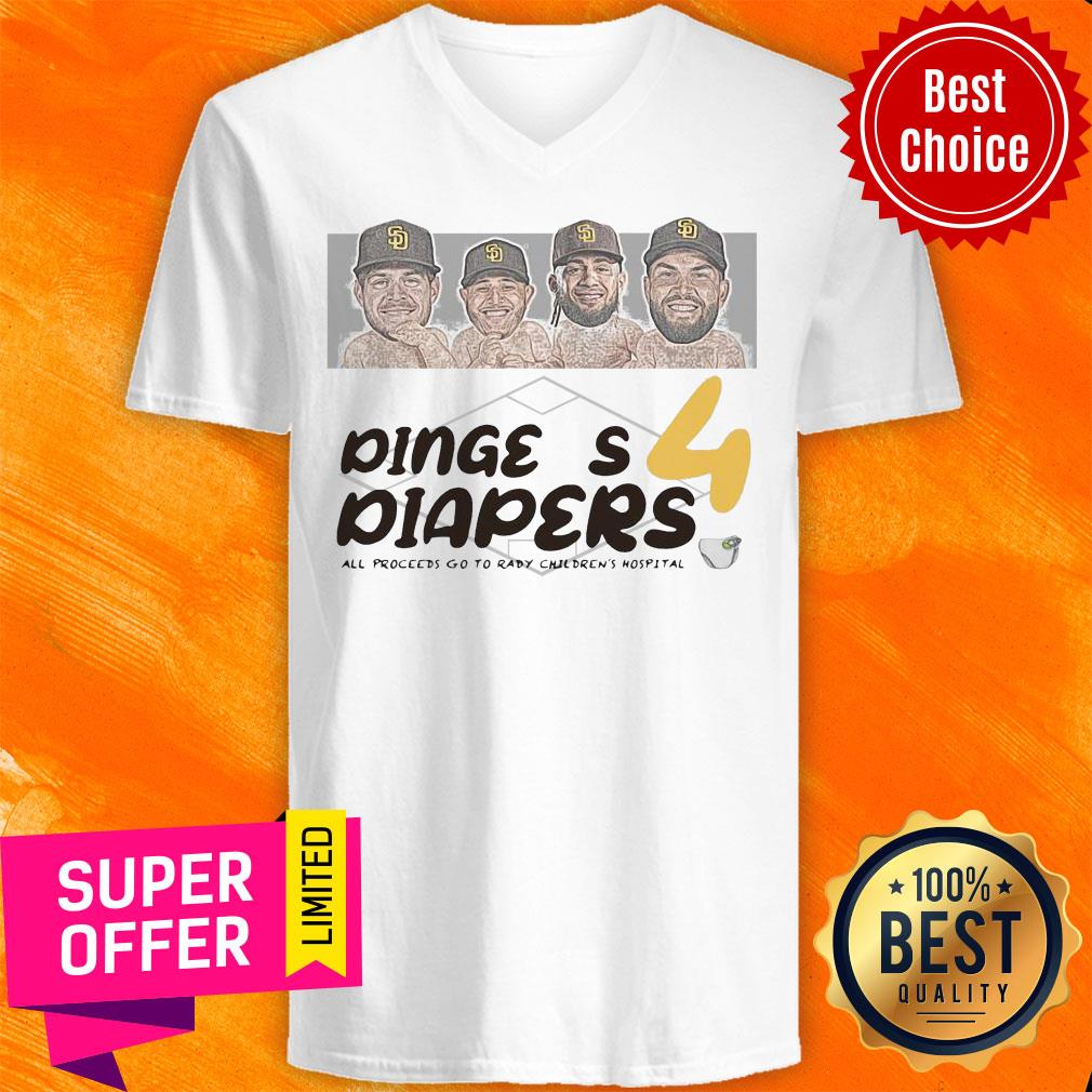 Diaper Run Dingers 4 Diapers All Proceeds Go To Rady Children’s Hospital Shirt - Image 4
