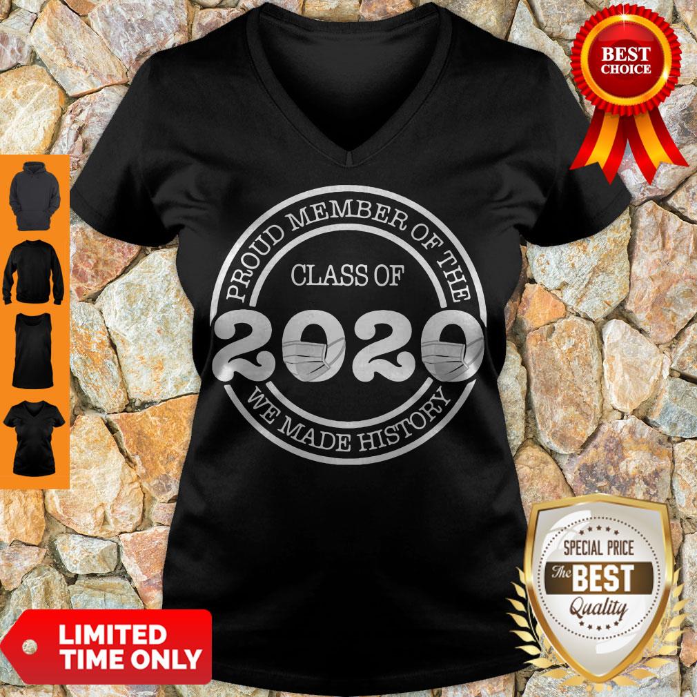 Official Proud Member Of The Class Of 2020 We Made History Coronavirus Shirt - Image 5