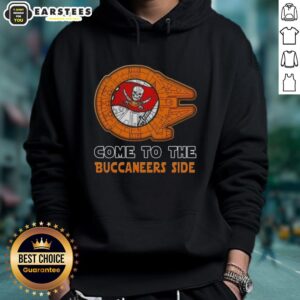 Alternative view of Awesome Star Wars Come To The Tampa Bay Buccaneers Side T-Shirt