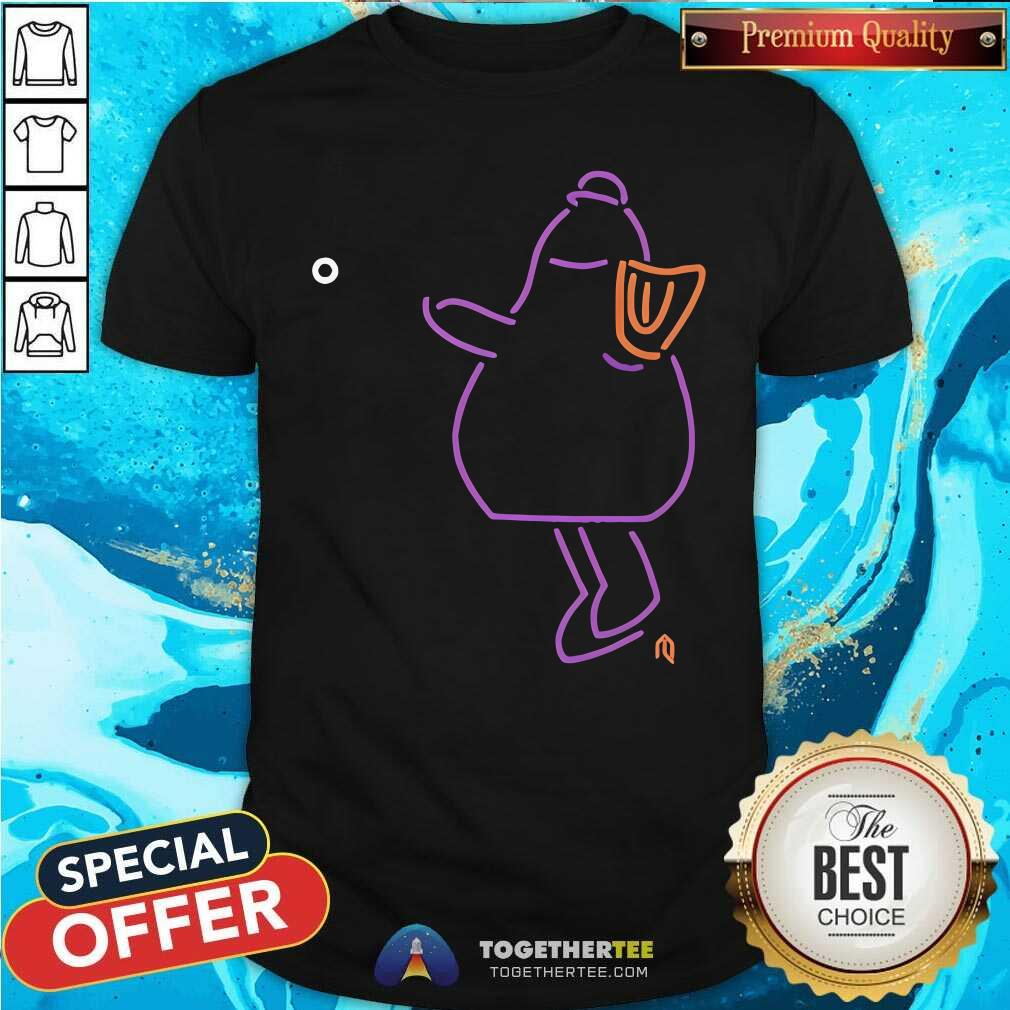 Hot Francisco Alvarez Purple Neon Mascot Throw T-Shirt