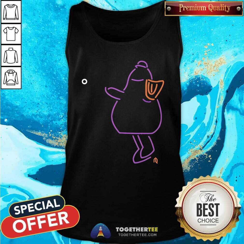 Hot Francisco Alvarez Purple Neon Mascot Throw T-Shirt - Image 4